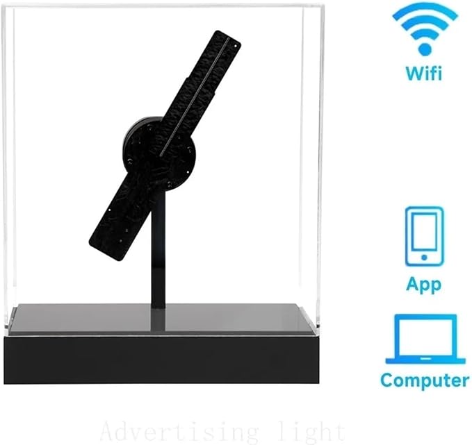 Wi-Fi & Bluetooth 3D Hologram Fan with 700+ Videos