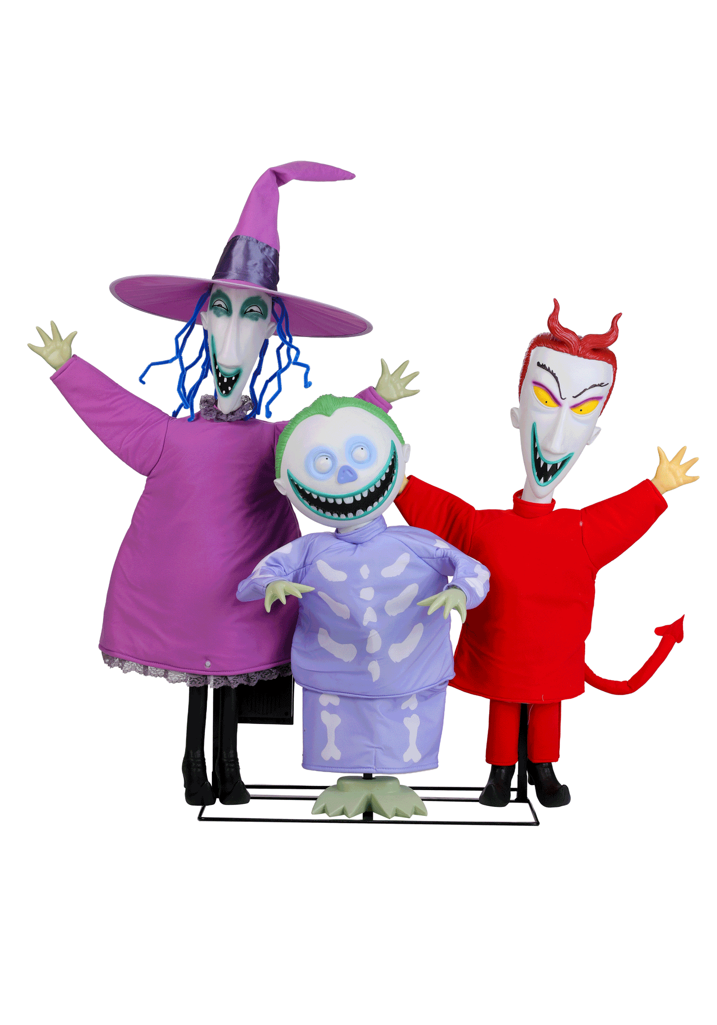 Spooky Singing & Swaying Halloween Trio - 4ft Tall