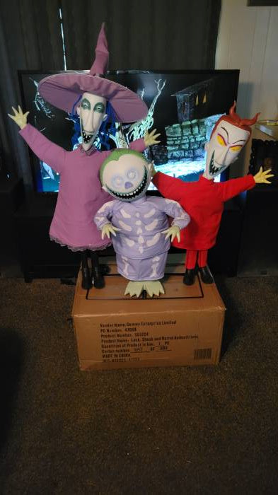 Spooky Singing & Swaying Halloween Trio - 4ft Tall
