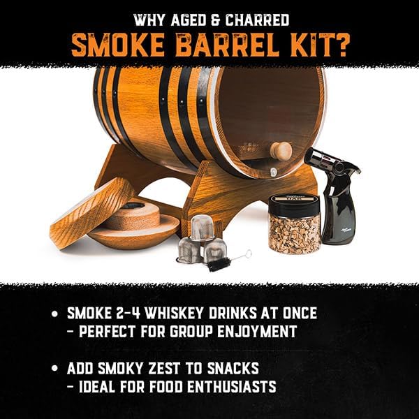 Premium Cocktail Smoker Kit - The Ultimate Whiskey & Bourbon Experience