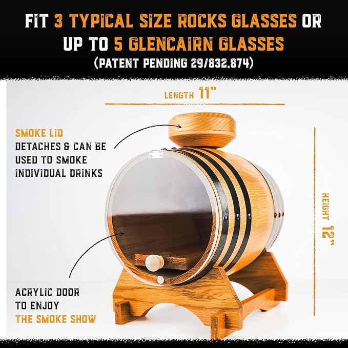 Premium Cocktail Smoker Kit - The Ultimate Whiskey & Bourbon Experience