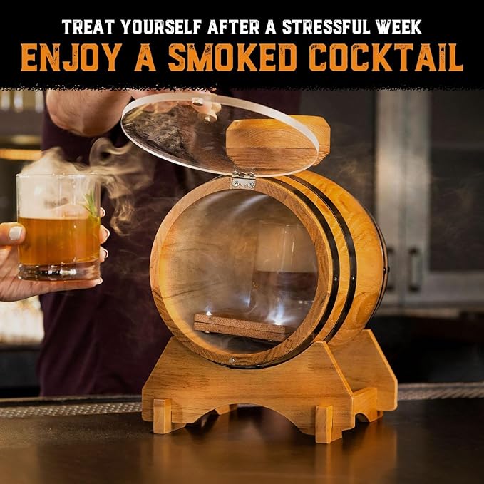 Premium Cocktail Smoker Kit - The Ultimate Whiskey & Bourbon Experience