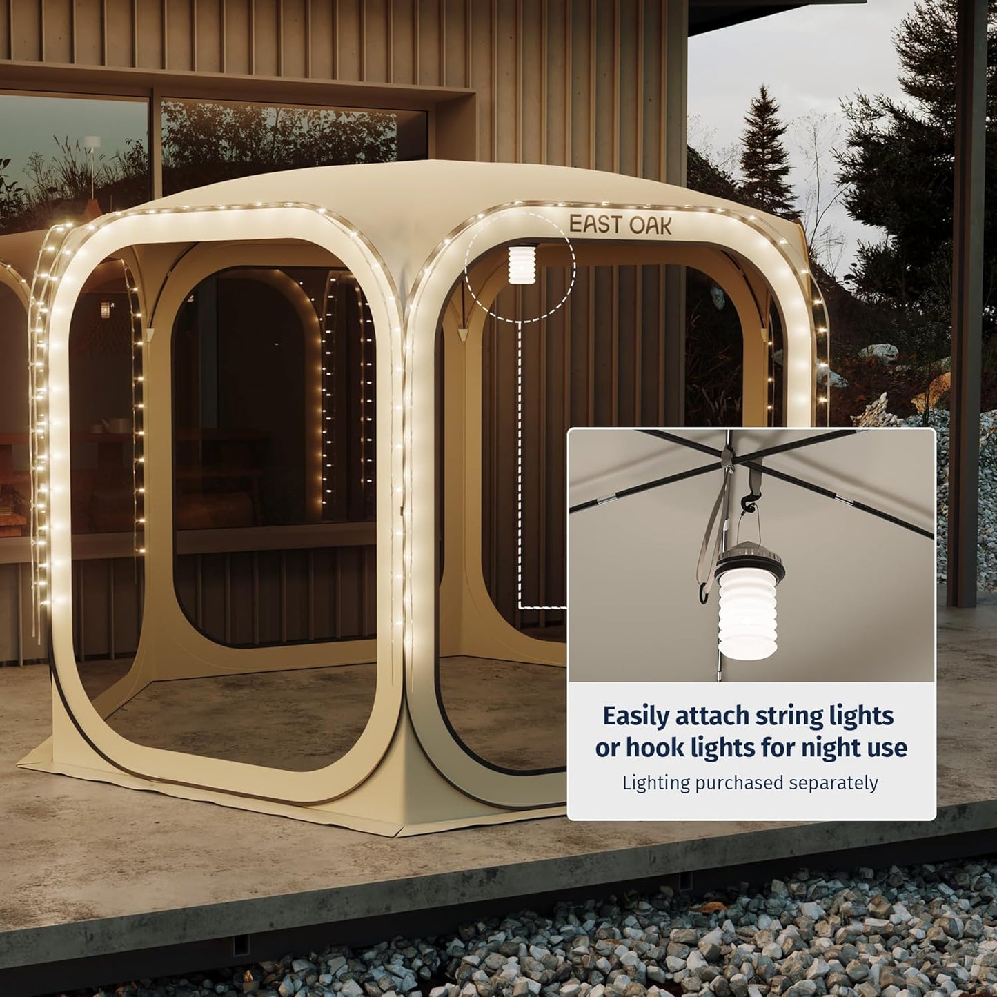 Instant Screen Tent for Camping & Backyard - Choose Your Perfect Size with Carry Bag