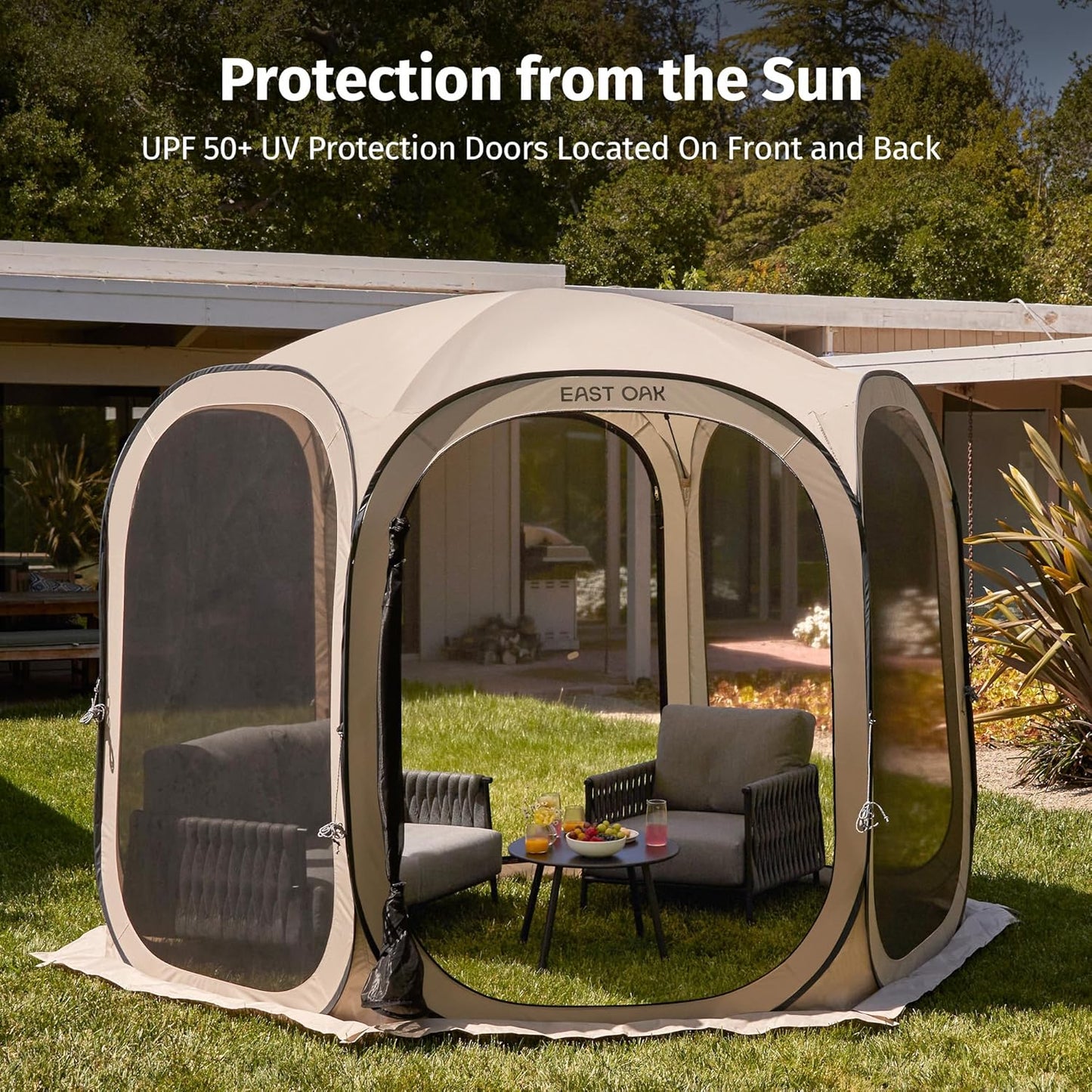 Instant Screen Tent for Camping & Backyard - Choose Your Perfect Size with Carry Bag