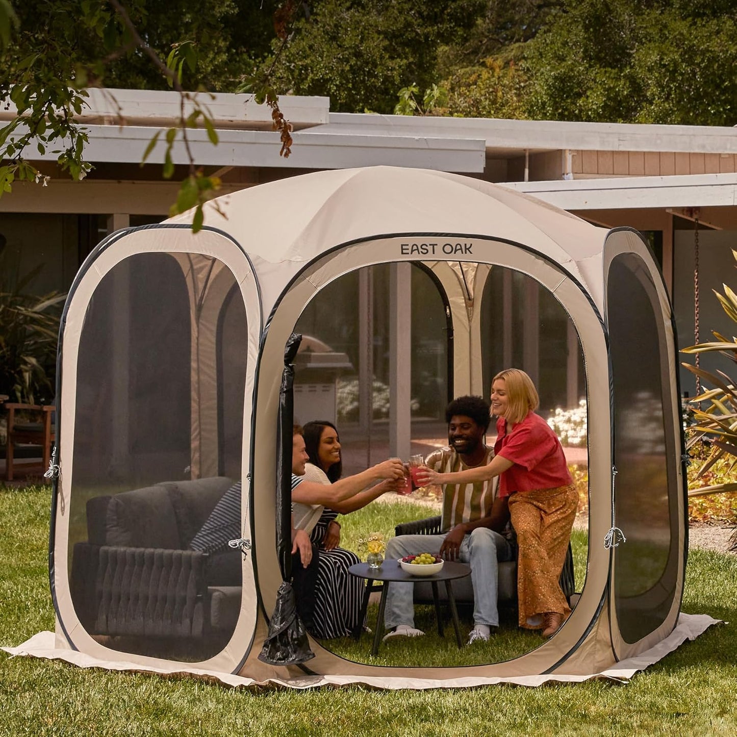 Instant Screen Tent for Camping & Backyard - Choose Your Perfect Size with Carry Bag