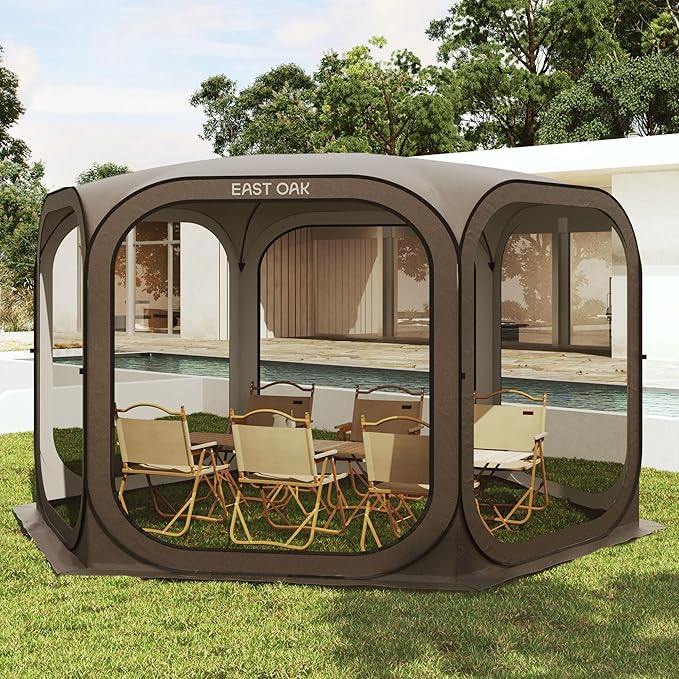 Instant Screen Tent for Camping & Backyard - Choose Your Perfect Size with Carry Bag