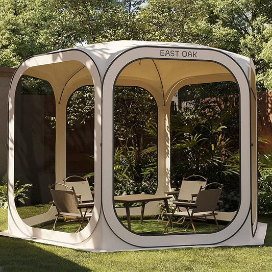 Instant Screen Tent for Camping & Backyard - Choose Your Perfect Size with Carry Bag