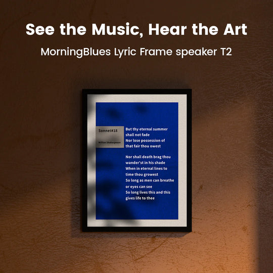 The Lyric Frame: Visual Music Player & Digital Art Frame