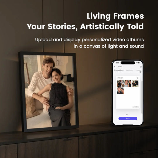 The Lyric Frame: Visual Music Player & Digital Art Frame