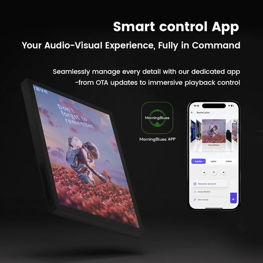 The Lyric Frame: Visual Music Player & Digital Art Frame