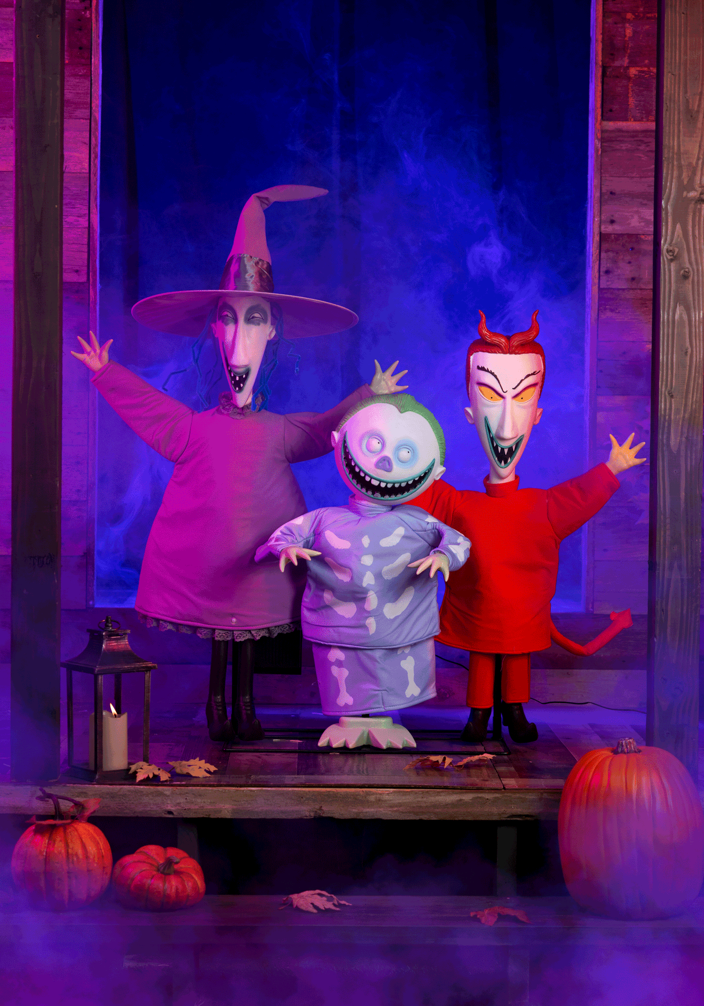 Spooky Singing & Swaying Halloween Trio - 4ft Tall