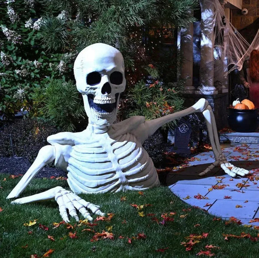 Animated LED Skeleton Prop for Halloween