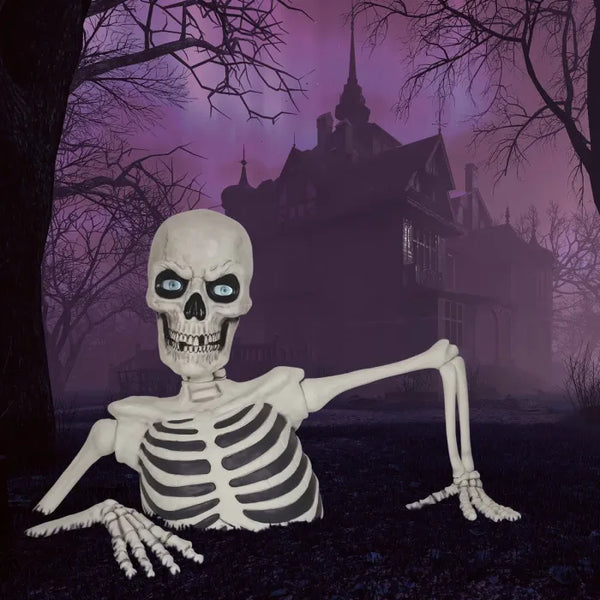 Animated LED Skeleton Prop for Halloween