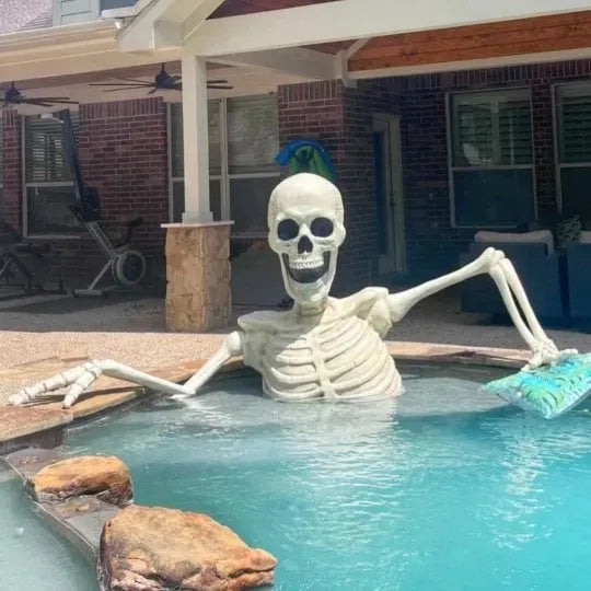 Animated LED Skeleton Prop for Halloween