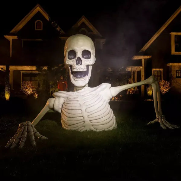 Animated LED Skeleton Prop for Halloween